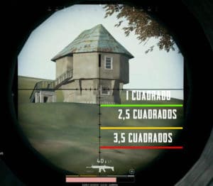 distancia calculo mira pubg