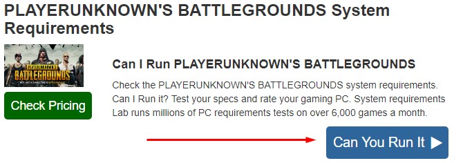 pubg requisitos test