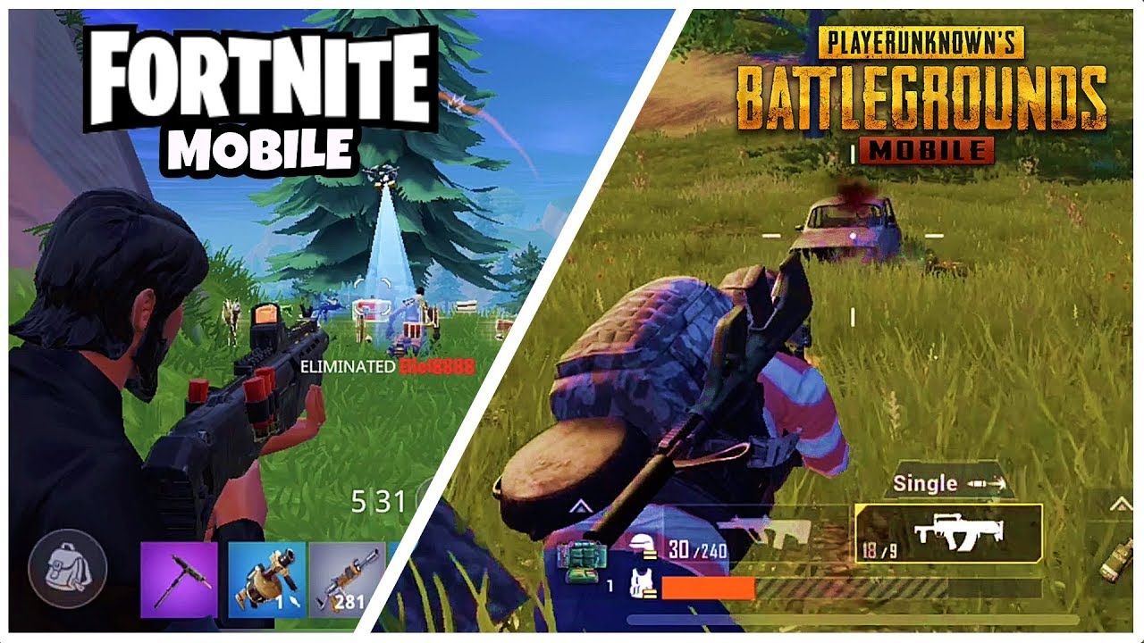 PUBG Mobile vs FORTNITE imagen