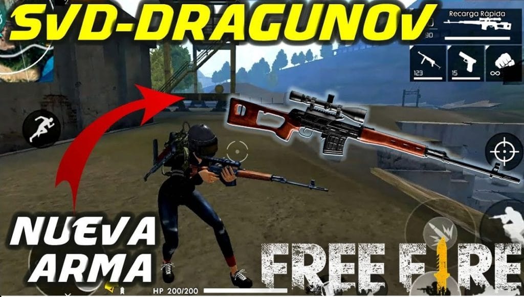 SVD Dragunov free fire